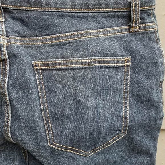 Nine West Kick Flare  Ankle Frayed Jeans Size 12 - Picture 4 of 9